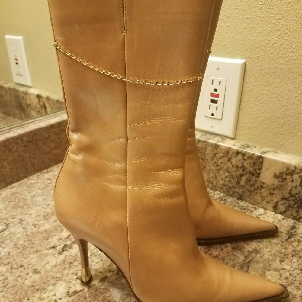 Italian high heel boots